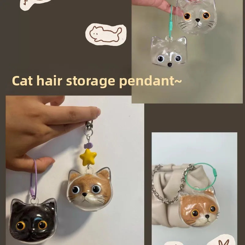 Pet Hair Keepsake Memorial Keychain Bottle