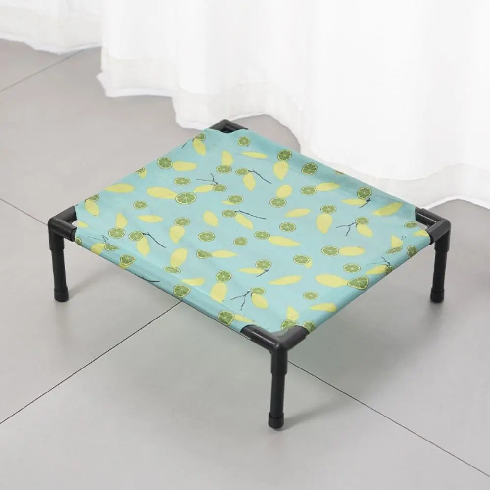 Elevated Pet Bed with Detachable Frame and Breathable Mesh