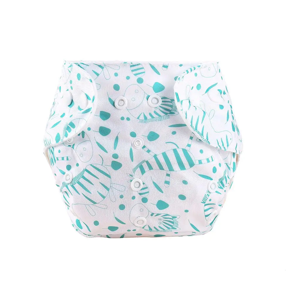 Eco-Friendly Reusable Cotton Cloth Diapers with Adjustable Fit