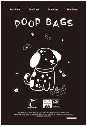 Certified Compostable Dog Poop Bags – Leakproof, Plant-Based & Extra Thick
