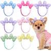 Handmade Pet Hair Bows – Adjustable Multi-Style Cloth Bows for Dogs and Cats