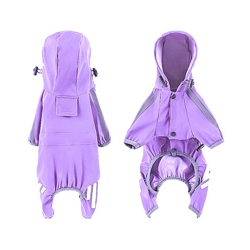 Impermeable con reflejos para perros