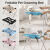 Foldable Pet Grooming Hammock Stand for Cats and Small Dogs