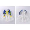Princess Mesh Dog Dress with Bow Lace Trim