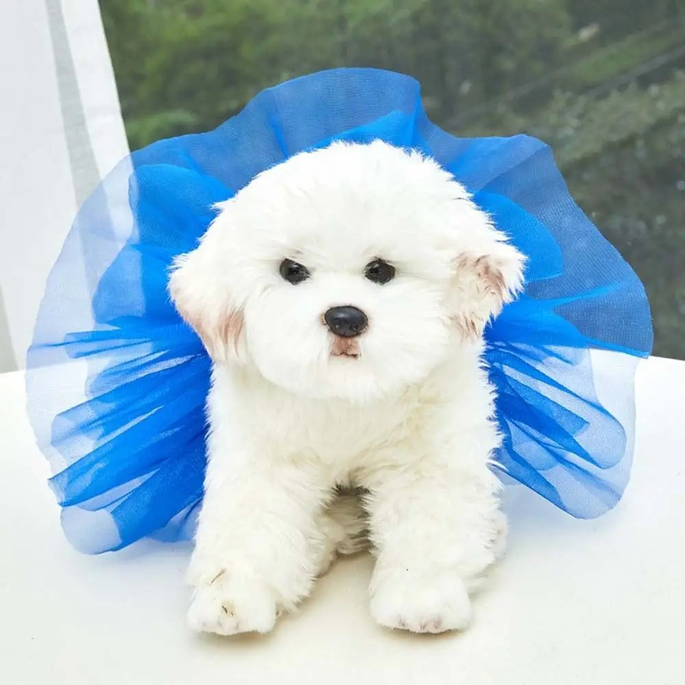 Tulle Tutu Dog Skirt for Small Breeds