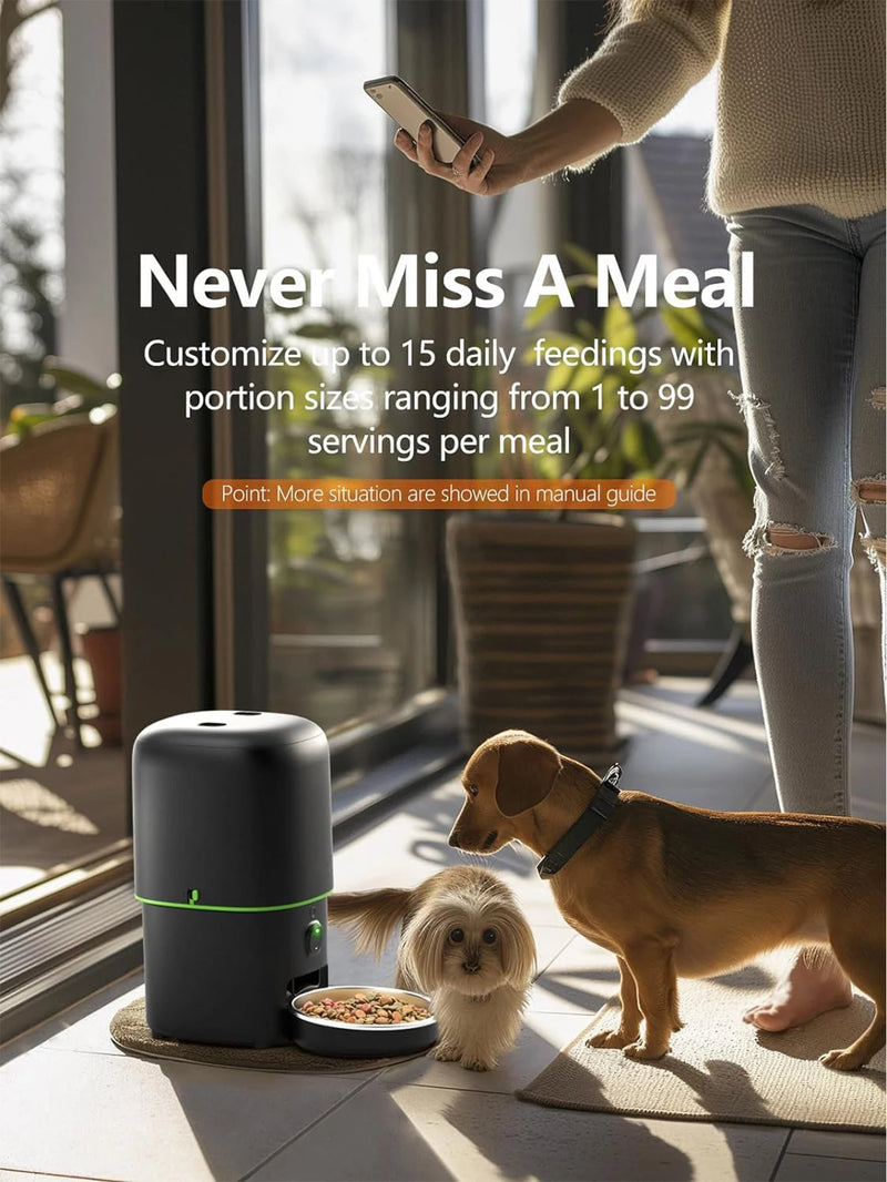 Smart WiFi Pet Feeder with HD Camera
