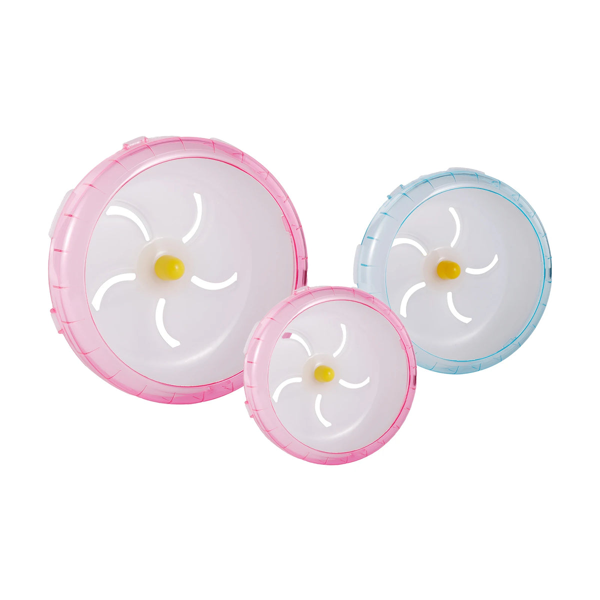 Quiet Hamster Exercise Flying Saucer Wheel with Steel Axle