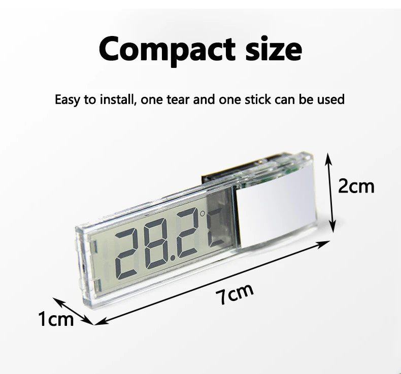 Aquarium-Thermometer mit 3D-LED-Display