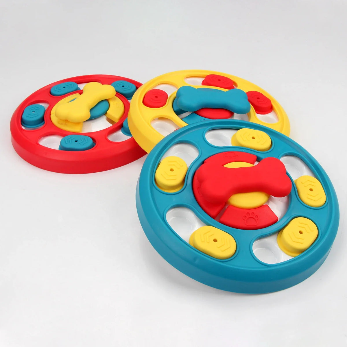 Anti-Gulping Maze Slow Feeder Dog Bowl with Non-Slip Base
