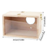 Natural Wood Bird Nesting Box with Viewing Window