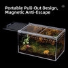 Acrylic Reptile Terrarium with Ventilation and Anti-Escape Lid