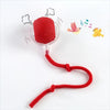 Interactive Rolling Cat Toy with Bird Sounds and Three Play Modes