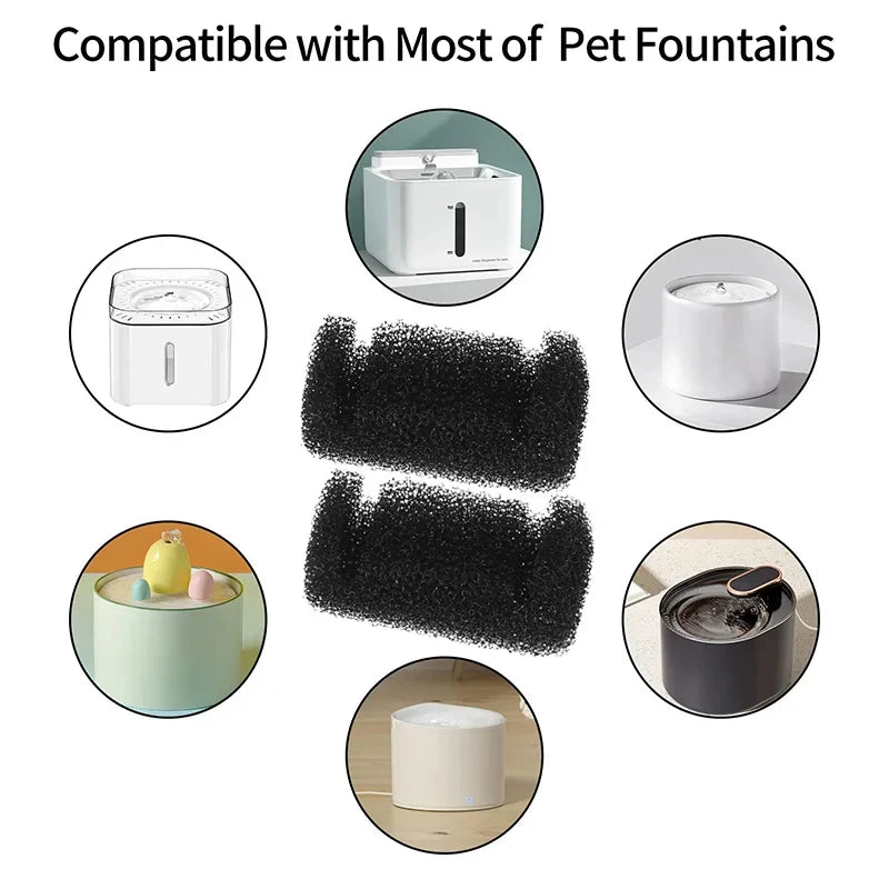 Sponge Filter Refills for Pet Drinking Fountains