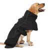 Windproof Waterproof Dog Vest with Reflective Strips and Adjustable Harness