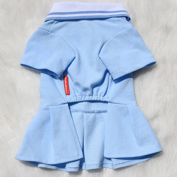 Vestido Polo de Algodón para Perros Pequeños