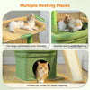 Compact Cat Tree Tower with Sisal Scratching Posts and Cozy Perches
