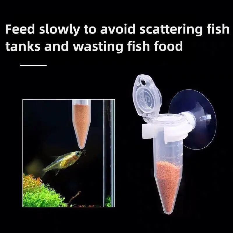Automatischer Aquarium-Futterautomat mit Saugnapf