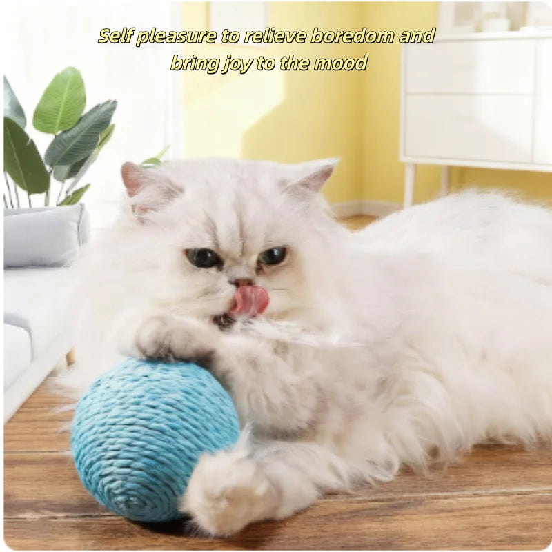 Interactive Sisal Cat Scratching Ball