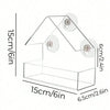 Acrylic Window Bird Feeder with Suction Cup