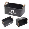 Felt Pet Toy Storage Basket