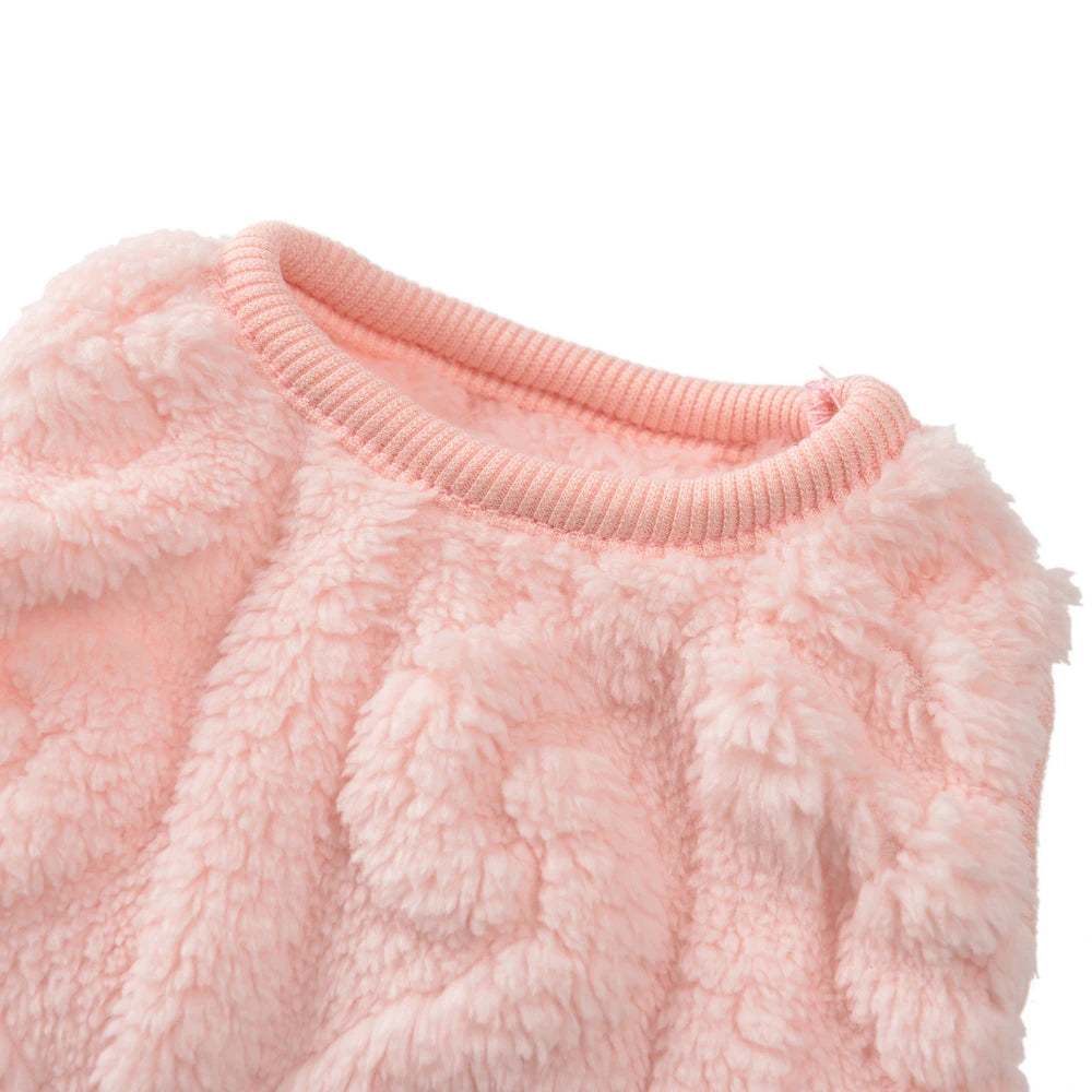 Cozy Fleece Pet Pullover for Cats and Small Dogs