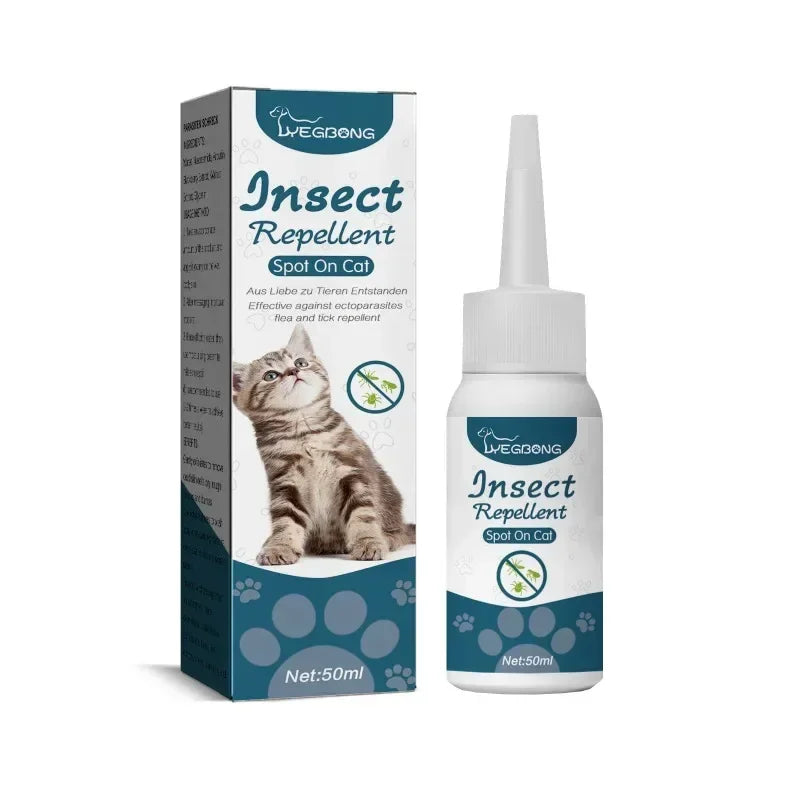 50ml Pet Anti-Flea Tick Agent for Cats and Dogs