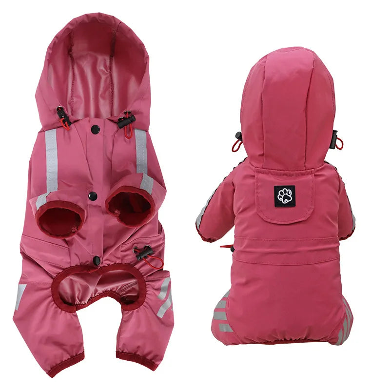 Impermeable con reflejos para perros