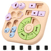 Interactive Dog Puzzle Toy with Non-Slip Base for Mental Stimulation and Slow Feeding