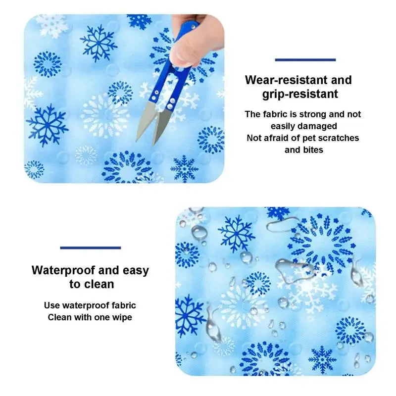 Pet Cooling Mat with Self-Watering Gel Core