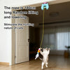 Smart Hanging Cat Toy with Feathers and Twin Ropes