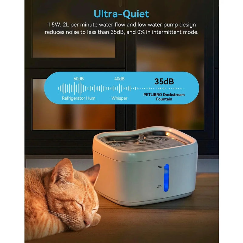 Fuente de Agua Inteligente para Gatos con WiFi y Sensor de Peso
