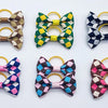 Pet Hair Bows with Elastic Bands (100-Pack)