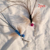 2-Pack Interactive Cat Teaser Wand with Feather Tassel