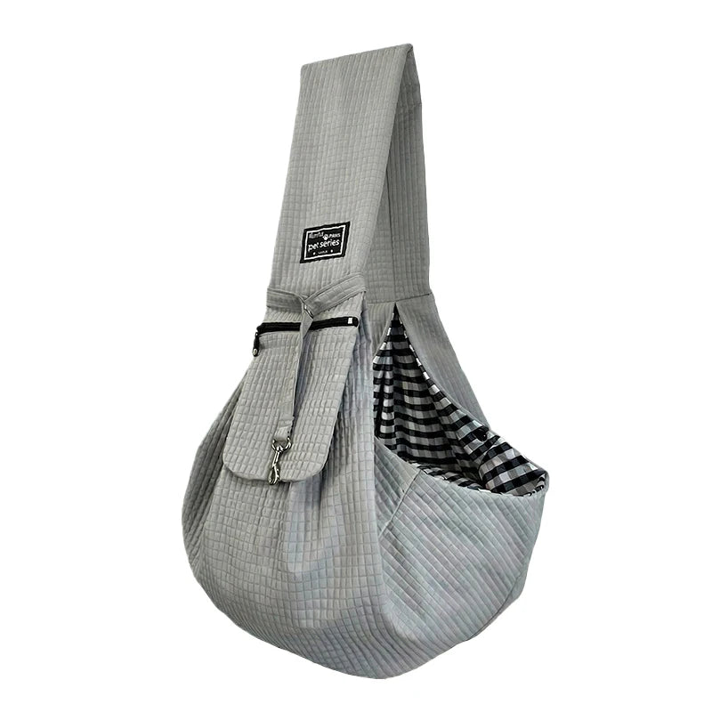 Breathable Crossbody Pet Carrier Bag for Small Dogs & Cats