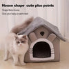 Lit Grotte Pliable pour Animaux avec Housse Lavable