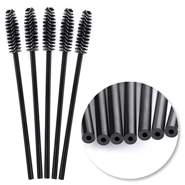 Disposable Eyelash Brushes for Makeup & Brow Grooming