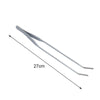Stainless Steel Aquarium Tool Set with Scissors, Tweezers, and Shovel