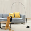 Suction Cup Cat Teaser Wand with Feather Toy and Bell