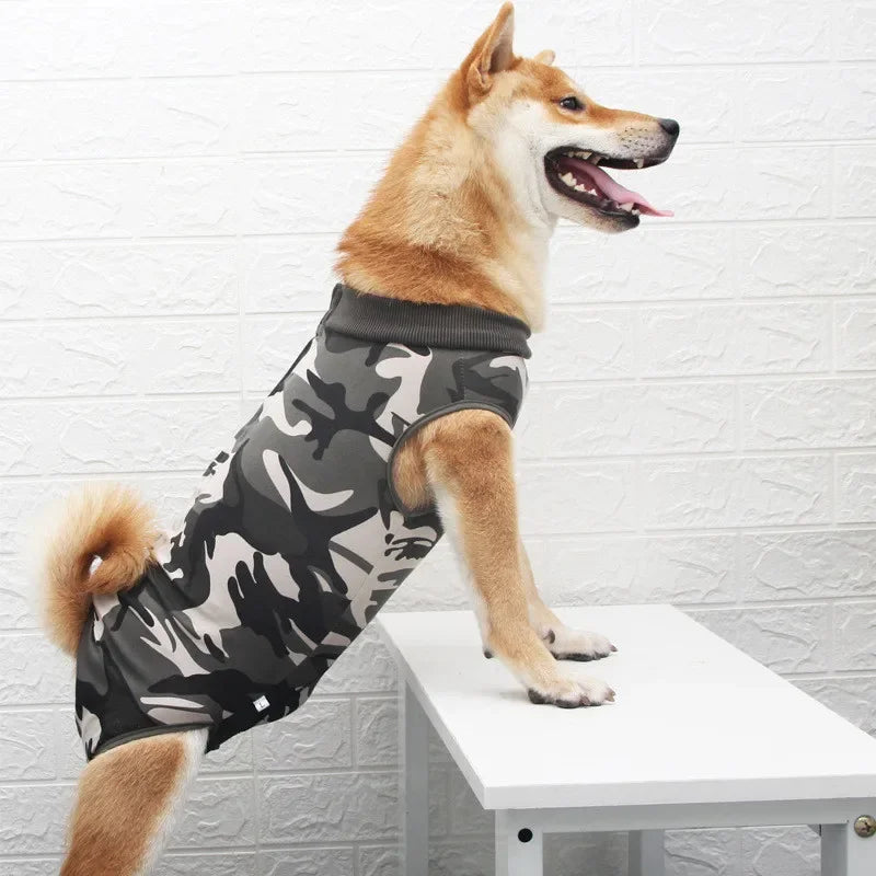 Breathable Pet Recovery Suit for Dogs and Cats