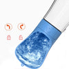 Tragbare 2-in-1 Haustier-Wasserflasche mit Schale