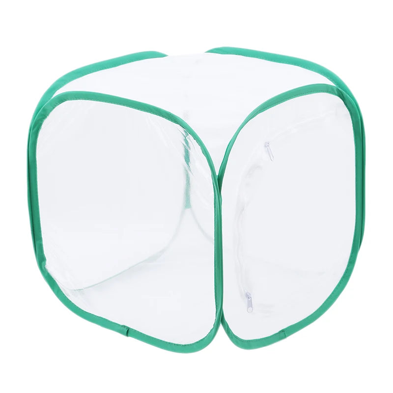 قفص حشرات قابل للطي موئل شبكي لتربية الفراشات