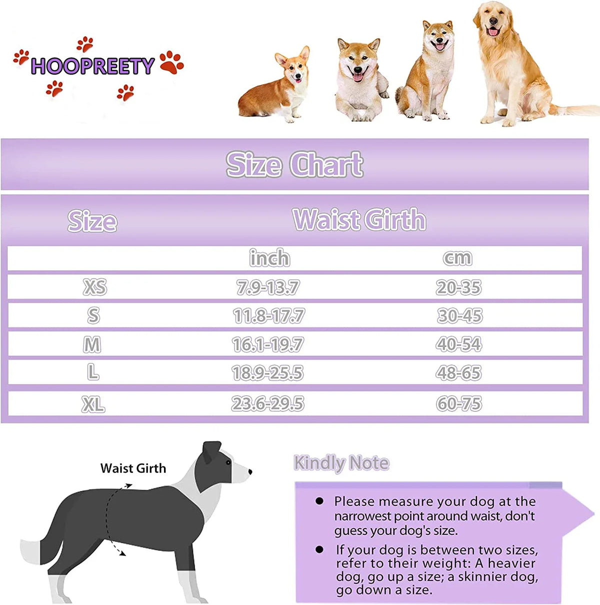 Reusable Female Dog Diapers with Leakproof Protection