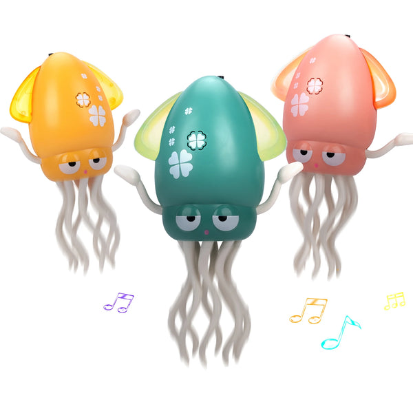 Elektronisches tanzendes Tintenfisch-Spielzeug mit Licht und Musik