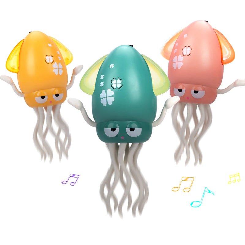 Elektronisches tanzendes Tintenfisch-Spielzeug mit Licht und Musik