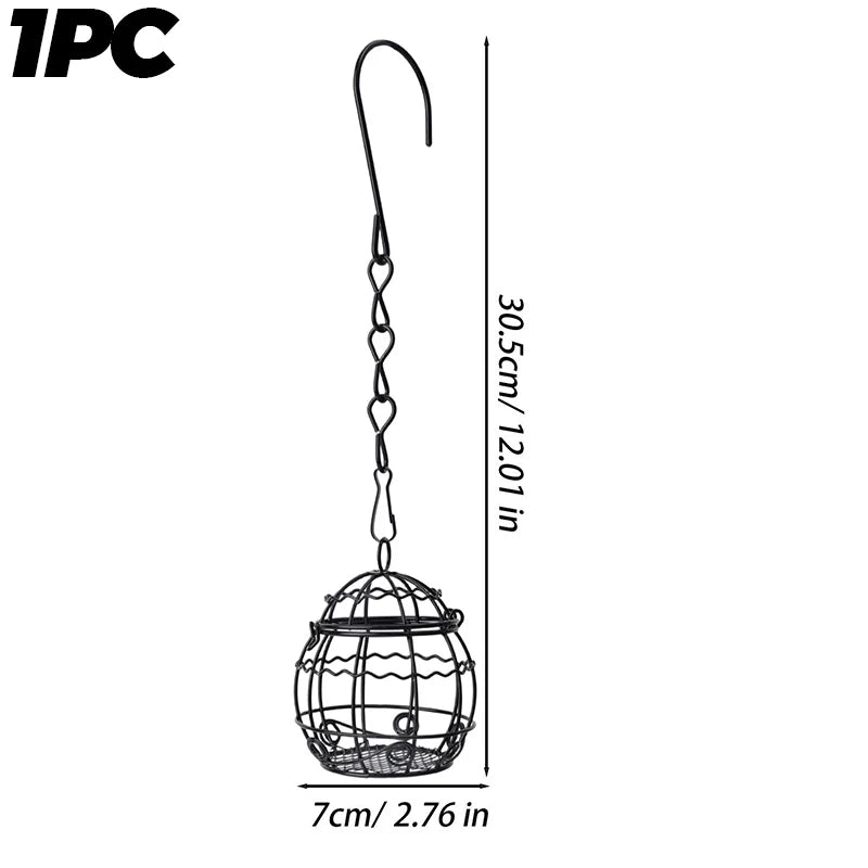 Hanging Metal Bird Feeder with Hook