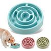 Anti-Gulping Maze Slow Feeder Dog Bowl with Non-Slip Base