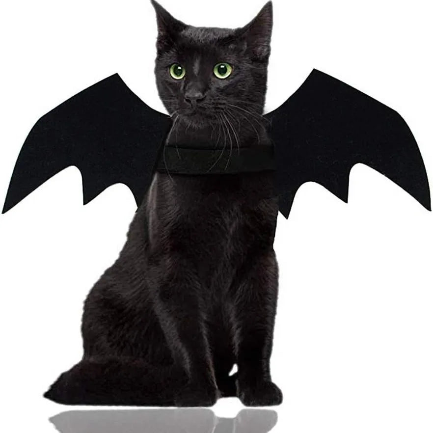 Cat Bat Wing Costume Accessory with Adjustable Straps