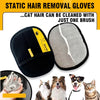 Pet Hair Removal Glove with Two-Way Brush for Cats, Dogs, and Furniture