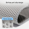 Waterproof Double-Layer Cat Litter Mat with Non-Slip Base