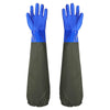 Extended Waterproof Rubber Gloves for Dishwashing, Car Washing & Labor Tasks
